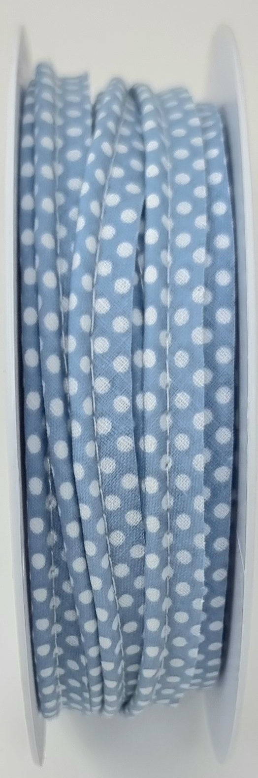 Polka dot piping - 10mm flange by the meter