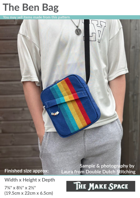 Ben Bag Sewing Pattern with video sew along
