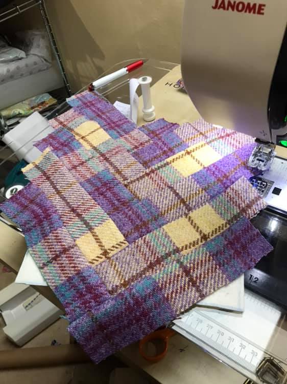 The Crossbody Bag PDF Sewing Pattern work in progress