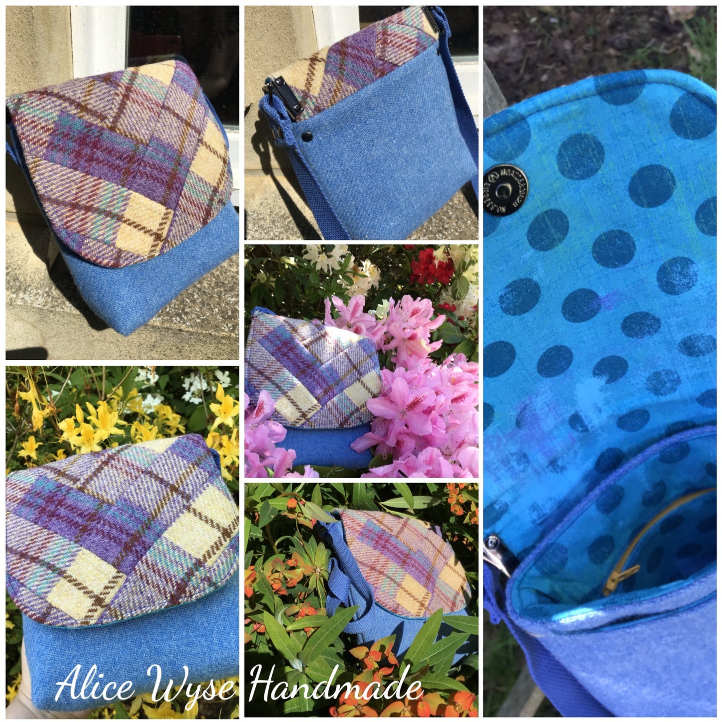 The Crossbody Bag PDF Sewing Pattern made by Alice Wyse