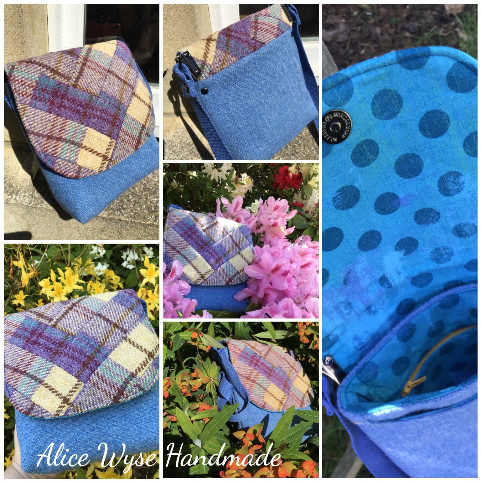 The Crossbody Bag PDF Sewing Pattern made by Alice Wyse