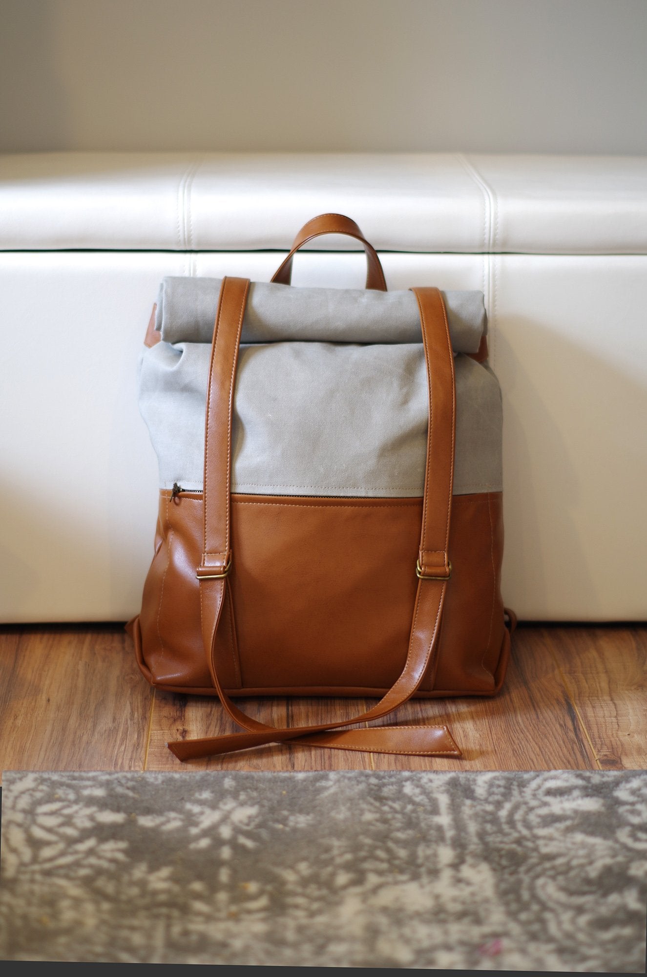 backpack leather pattern Asymmetrical 19 cm/ 7 1/2 inch x 2 Leather Backpack Pattern Tandy