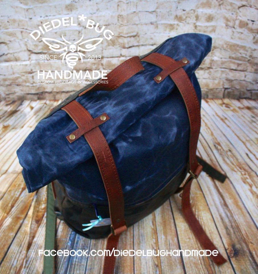 Atlas Rucksack sewing pattern made By Erin Morris Diedel Bug Handmade