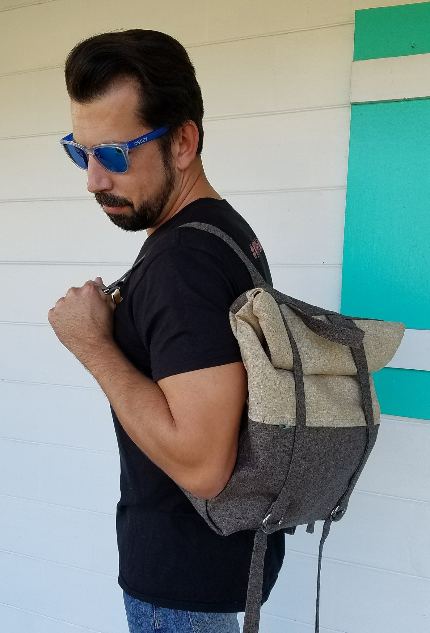 Atlas Rucksack sewing pattern made By Melissa Magruder
