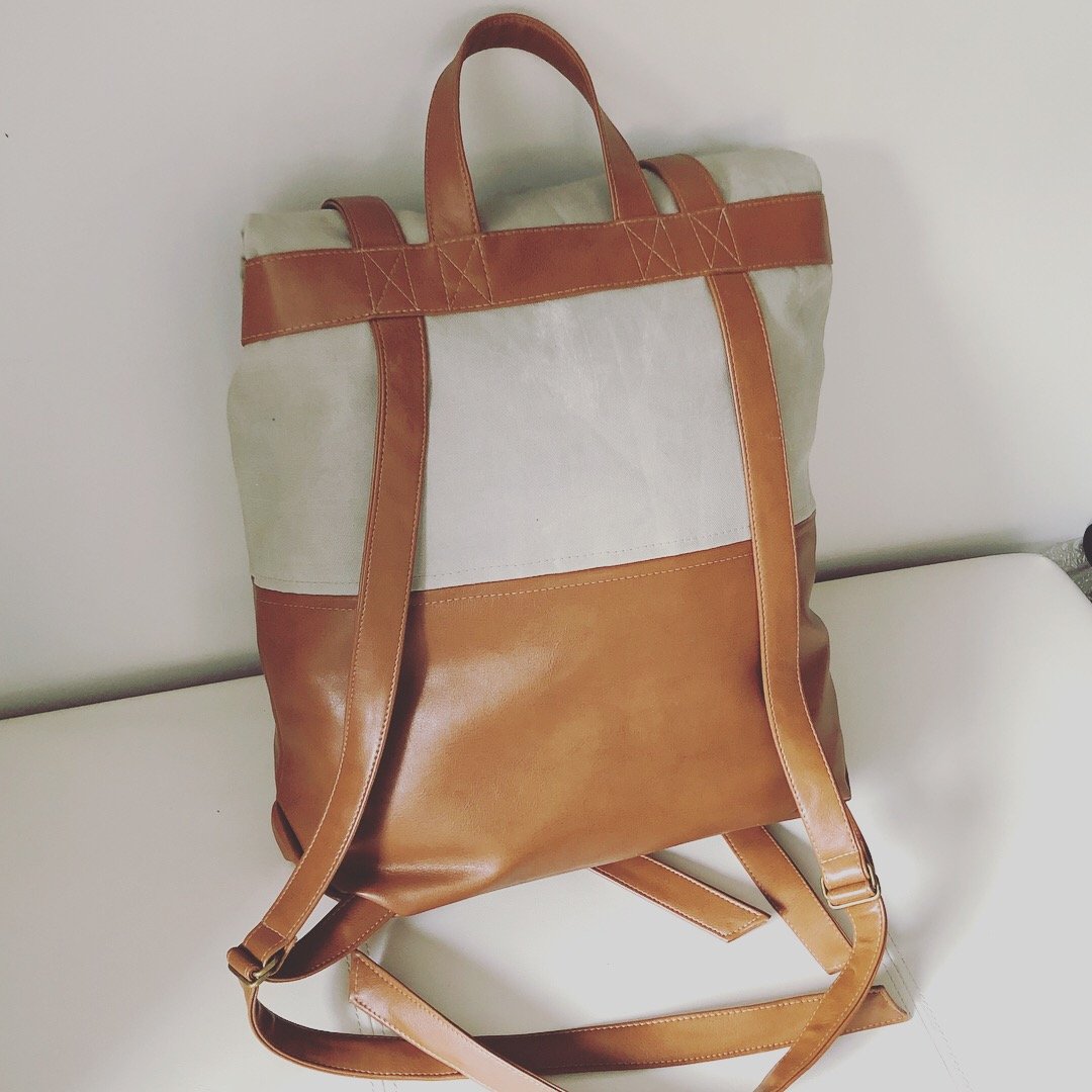 Atlas Rucksack sewing pattern strap view