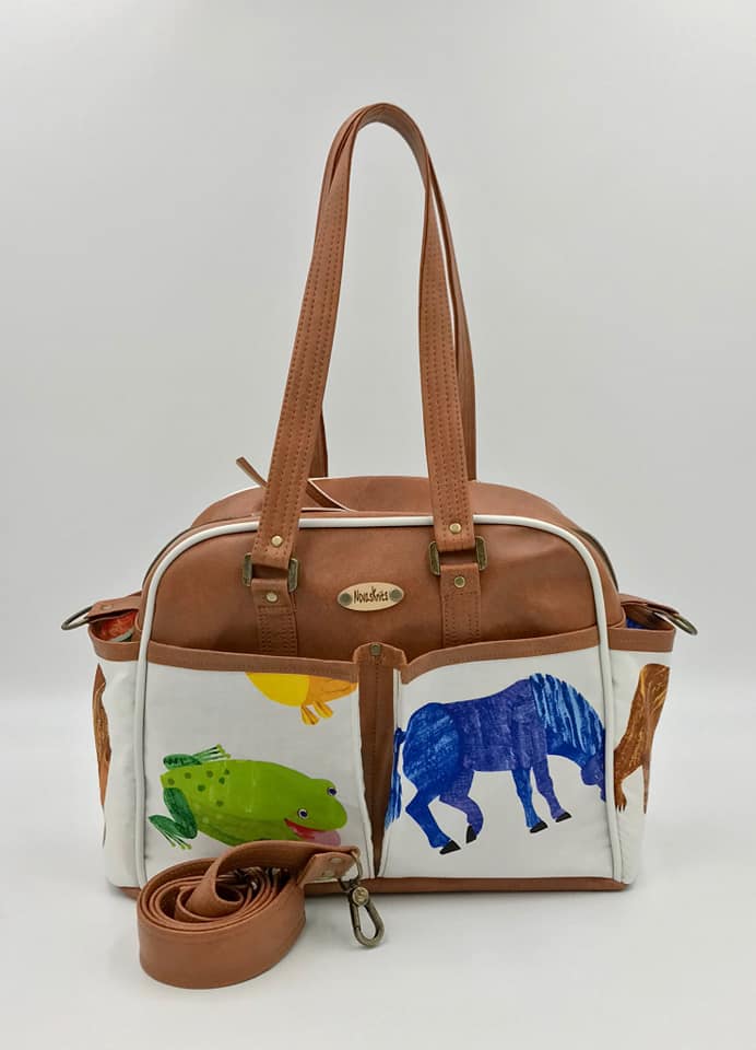 Belle Baby Bag Sewing Pattern Made by Chanova