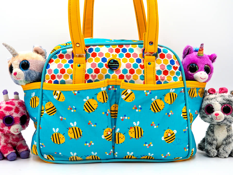 Belle Baby Bag Sewing Pattern Made by Erin Morris