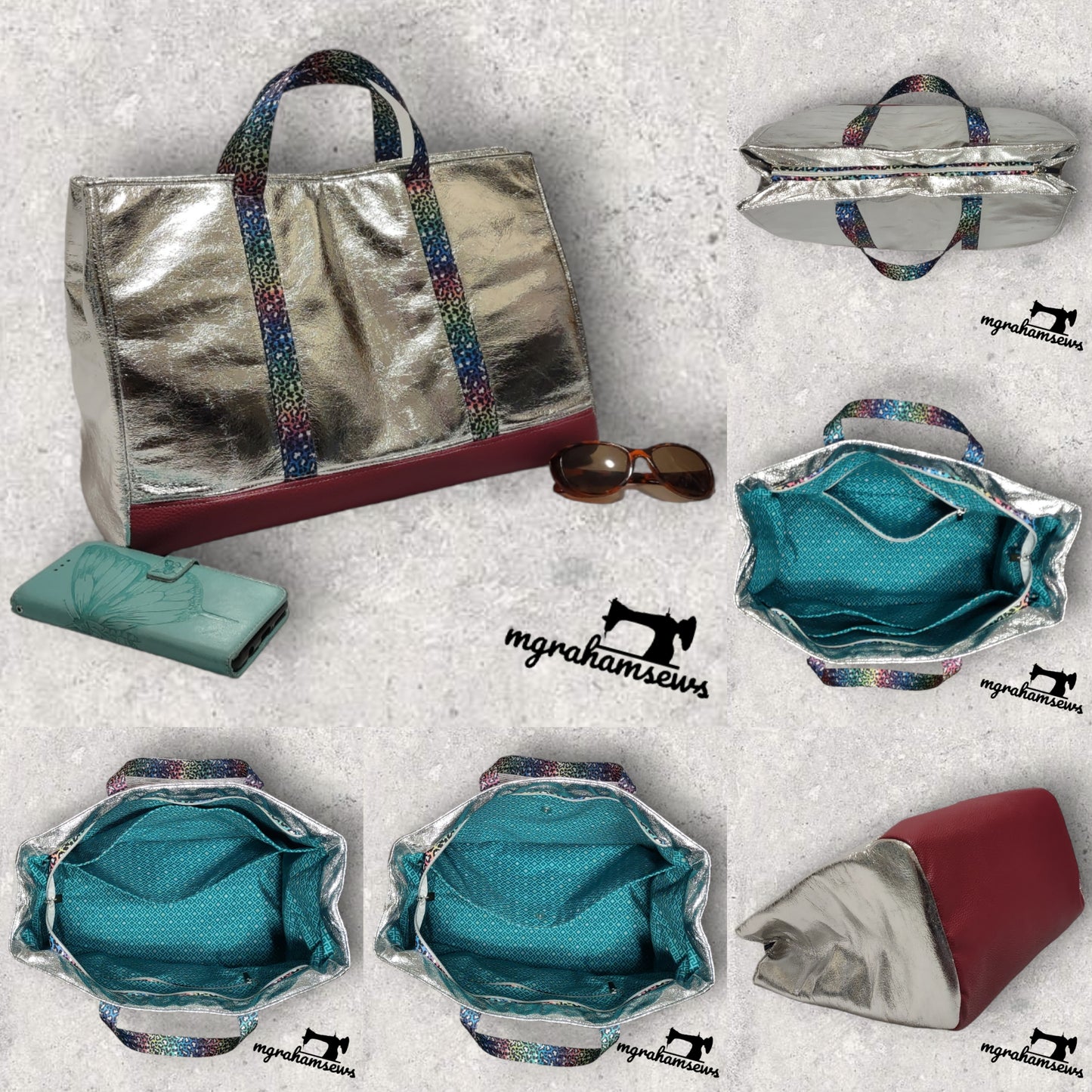Big Big Bag PDF Sewing Pattern made by Michelle Graham various views