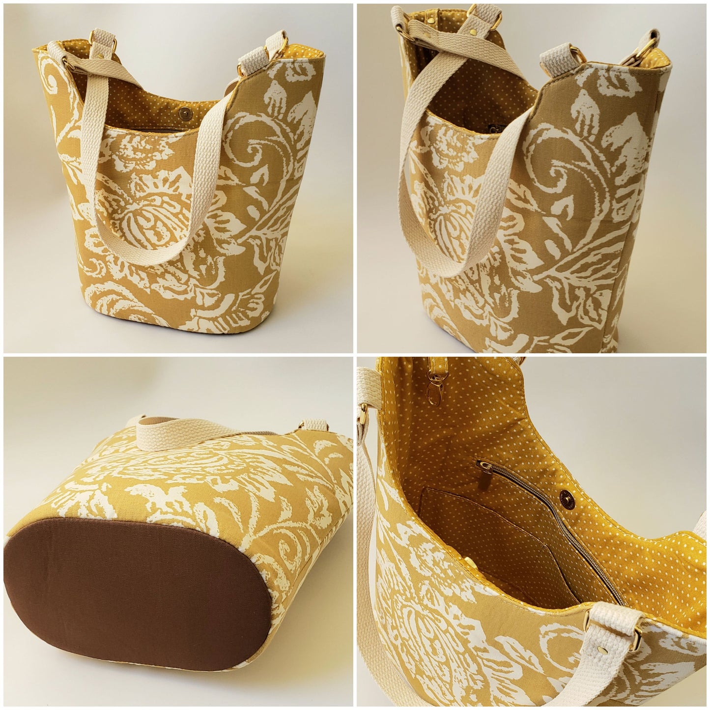 Bucket Tote PDF Sewing Pattern various views