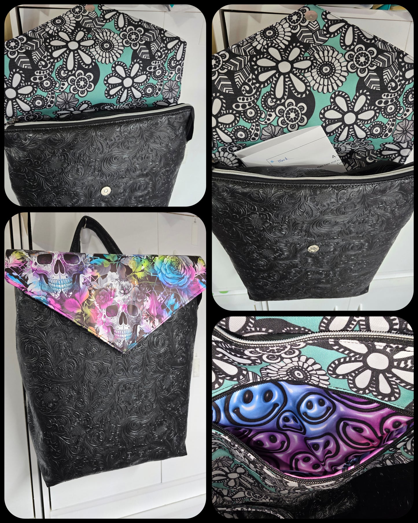 Buddy Backpack PDF Sewing Pattern made by Melissa Spake all views