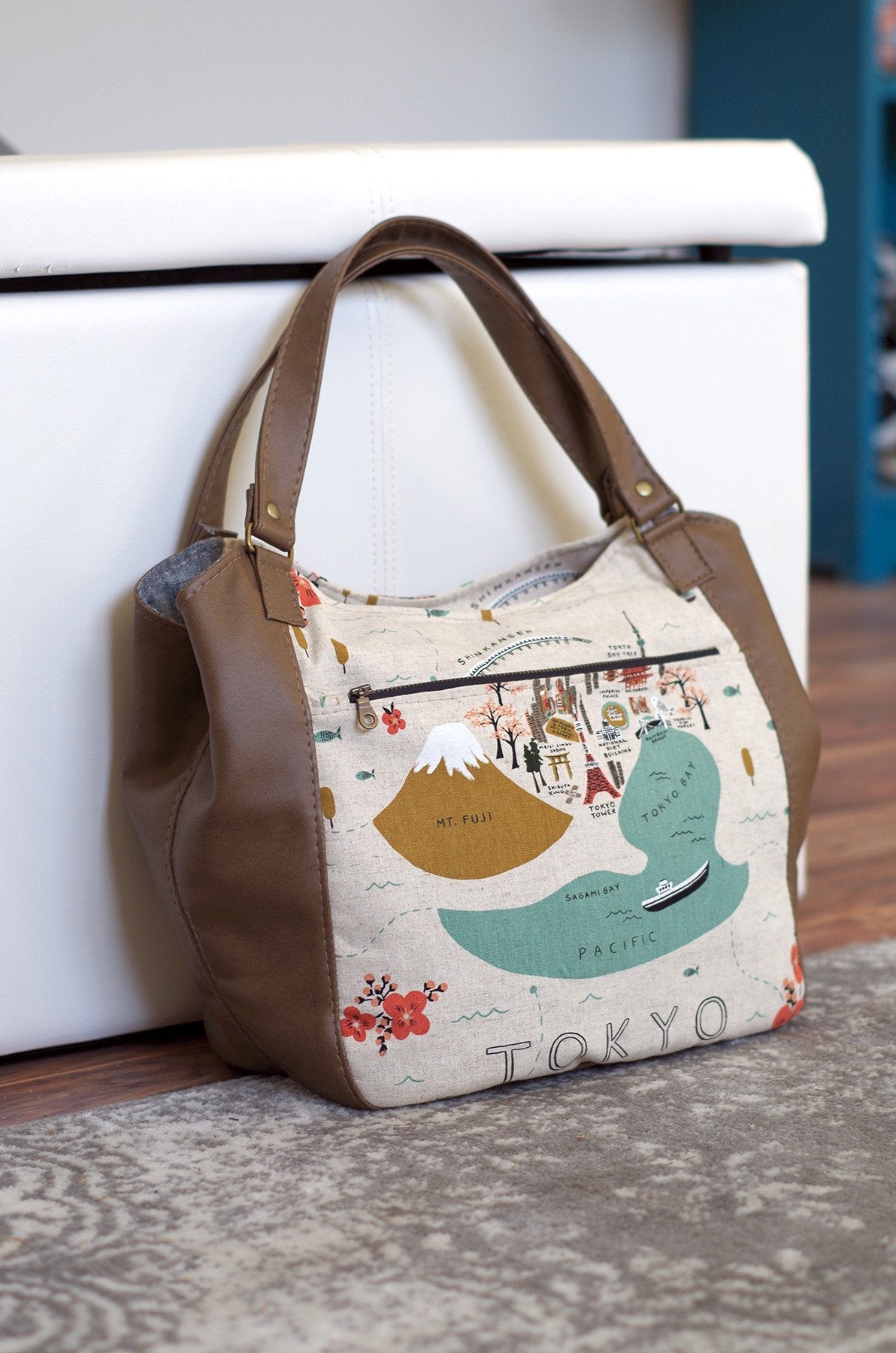 Celine Zip Top Tote Sewing Pattern