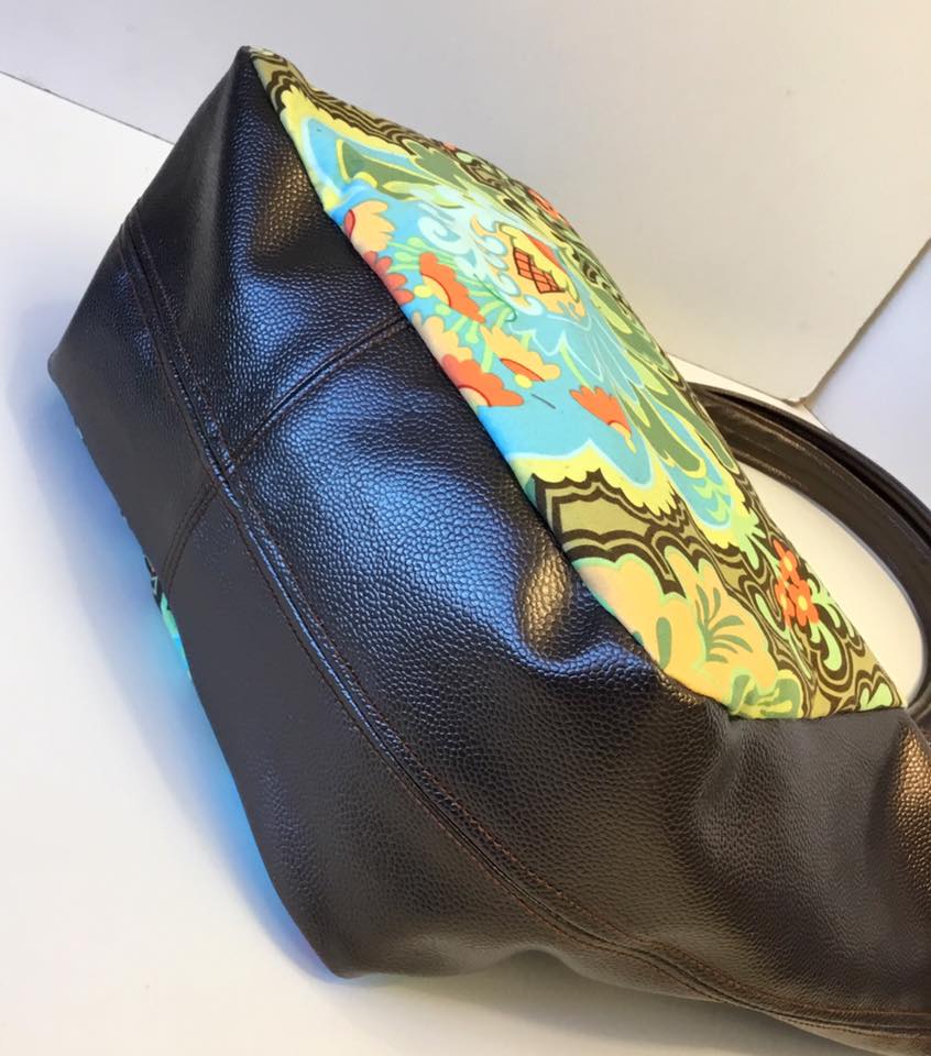 Celine Zip Top Tote Sewing Pattern made by Michelle Wilkinson Tripp