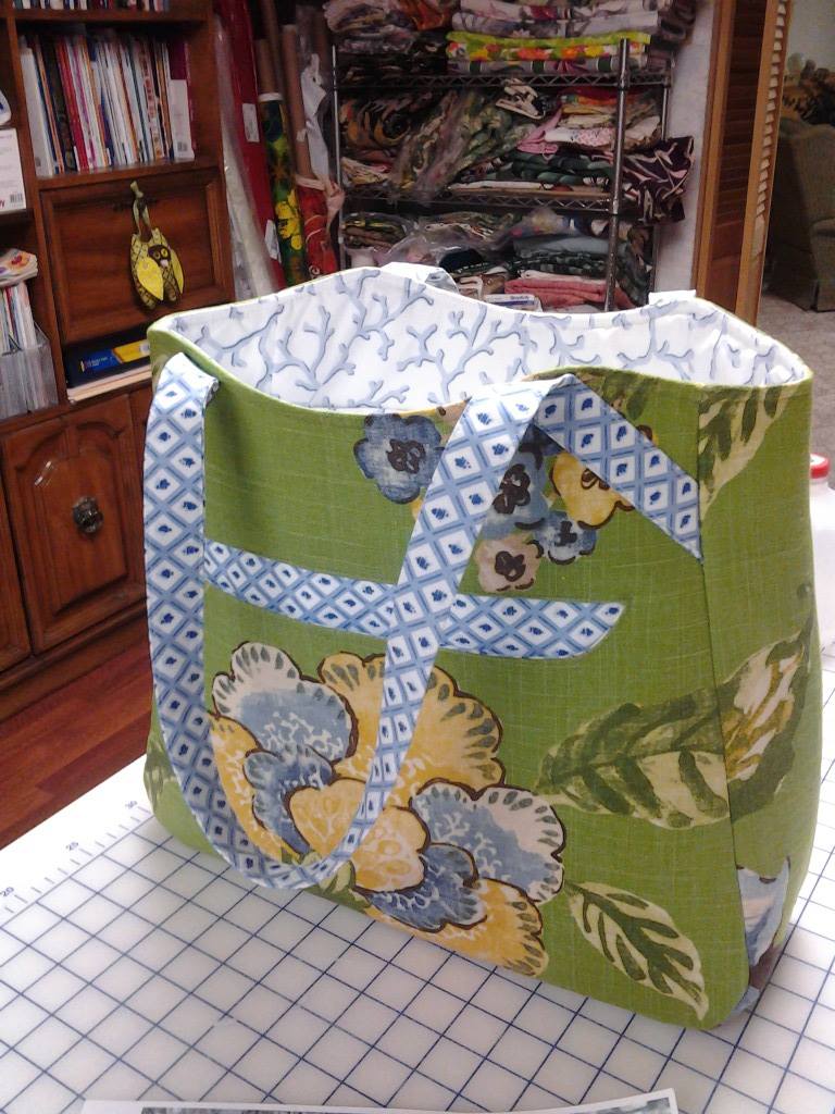 Debra Krug Alice Shopper Tote Sewing pattern