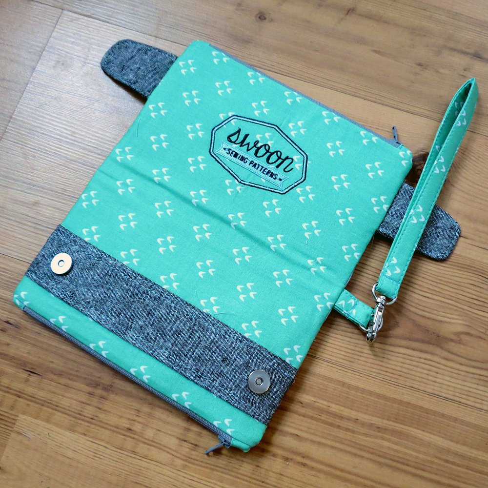 Della Wallet Clutch sewing pattern Swoon branded