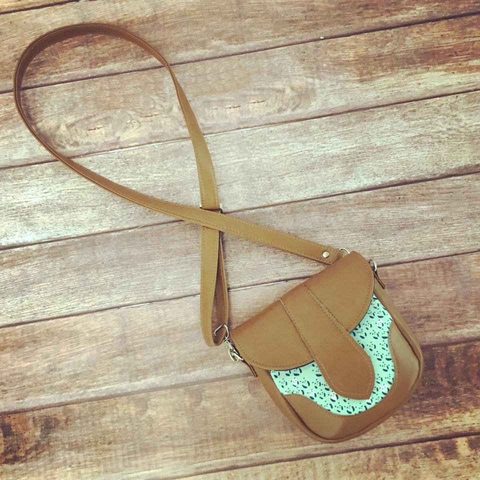 Dollie Mini Crossbody Sewing Pattern made by Alicia