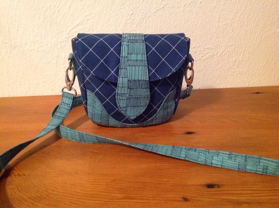 Dollie Mini Crossbody Sewing Pattern made by Elizabeth Bolton