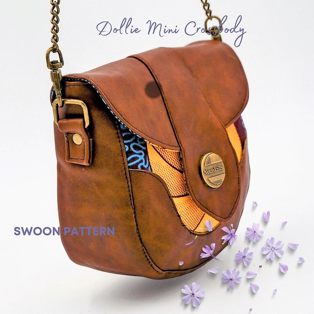Dollie Mini Crossbody Sewing Pattern made by Jennifer Greene