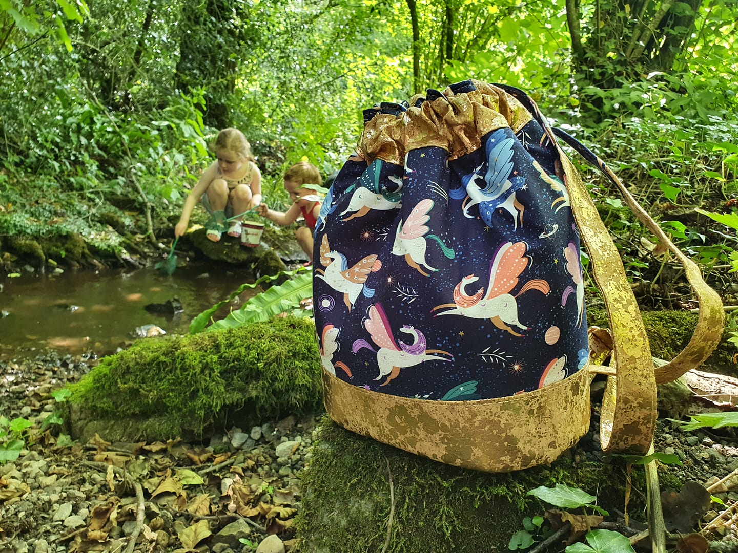 Duffel Backpack PDF Sewing Pattern, crafted by Leanne