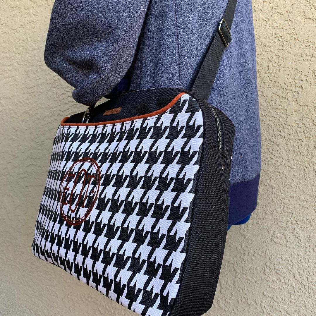 Side Hustle PDF Sewing Pattern black and white fabric