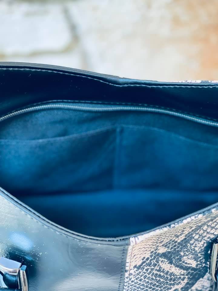 Hope Handbag PDF Sewing Pattern - made by Monica  internal view