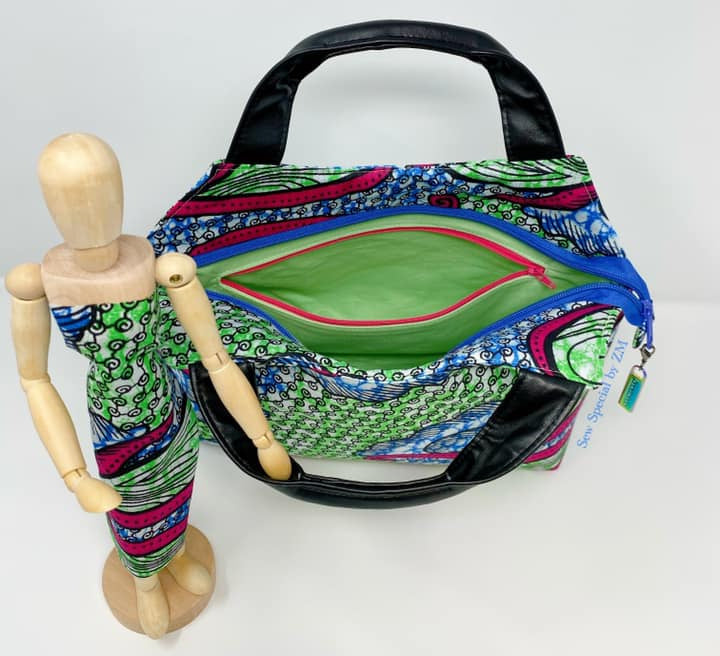 Hope Handbag PDF Sewing Pattern - made by Zeiba Monod