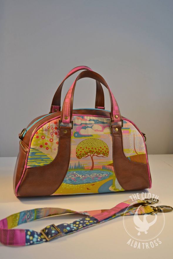 Maisie Bowler Handbag Sewing Pattern made by Crystal