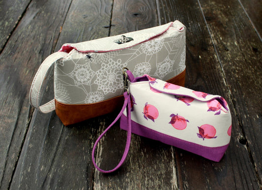 Marianne Clutch & Wristlet Sewing pattern made by Erin Morris