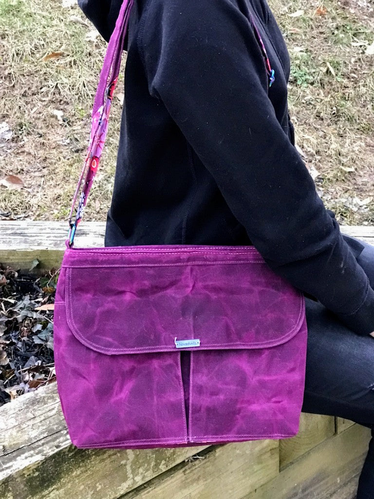 Midi Bag PDF Sewing Pattern front view by Chanova