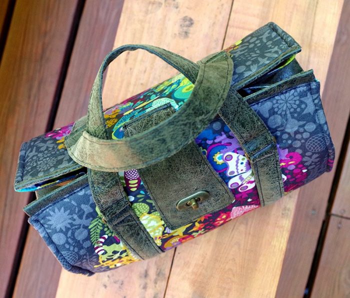 Nora Doctor Bag Sewing Pattern closed view