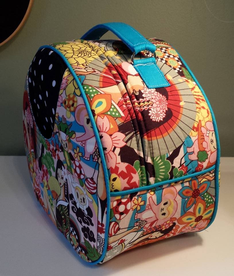 Olive Vanity Bag Sewing Pattern made by Sandra Butler Sawyer