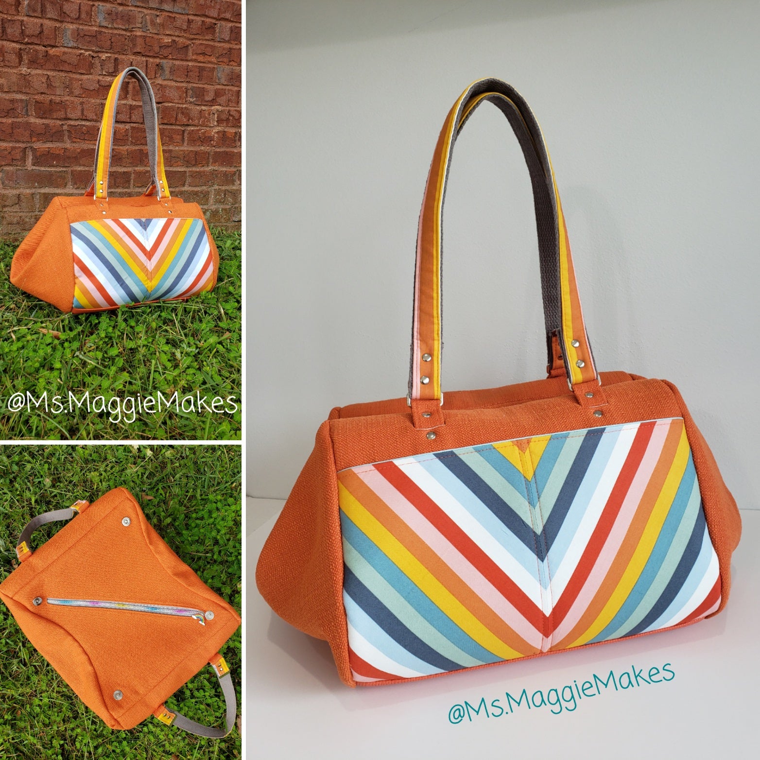 Super Nova Satchel PDF Sewing Pattern made by Maggie Mafiol