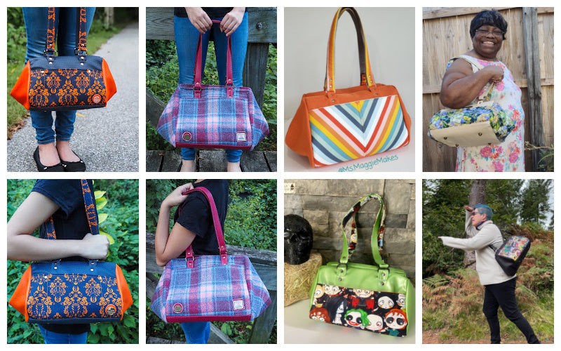 Super Nova Satchel PDF Sewing Pattern Testers makes