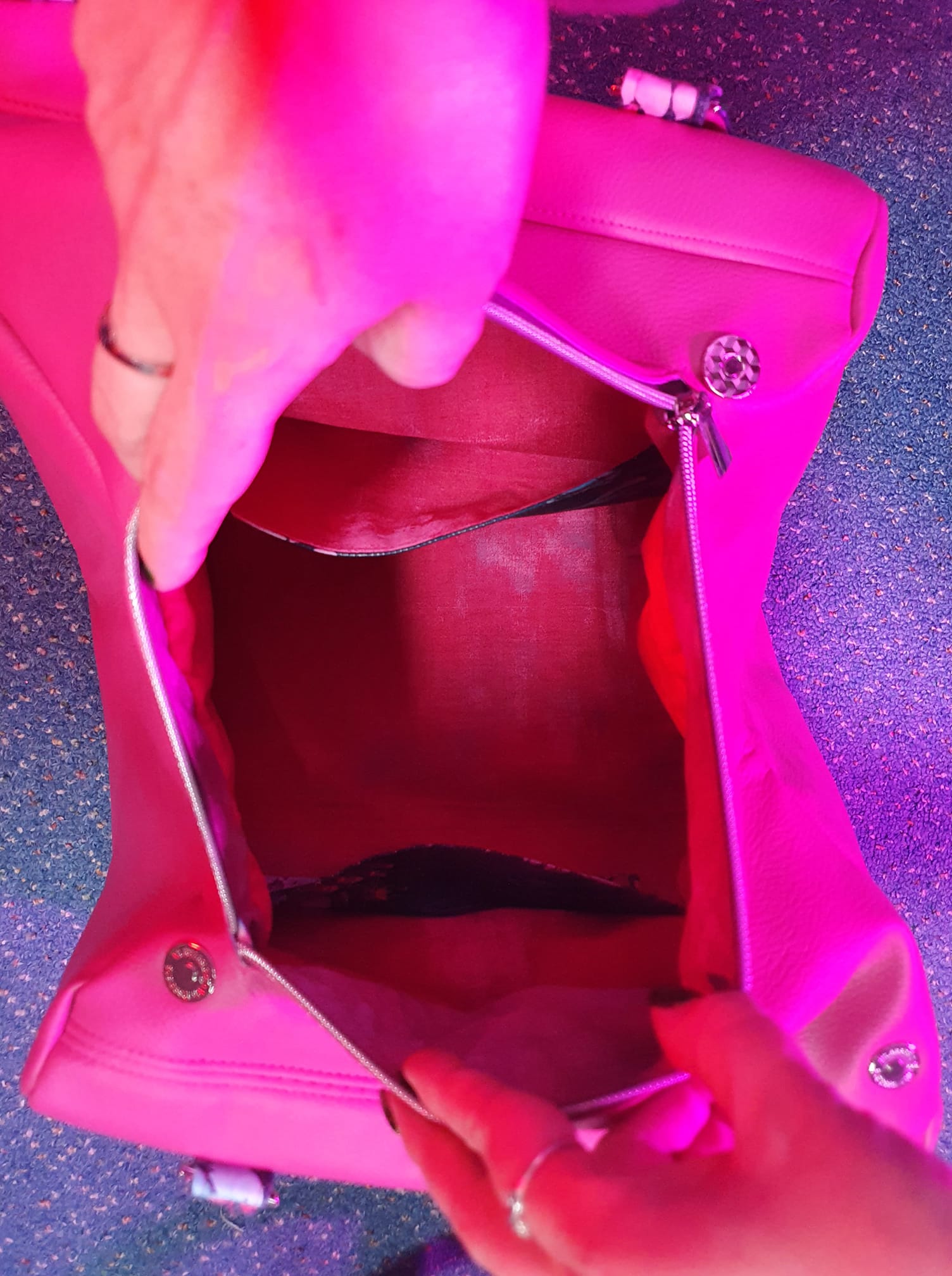 Super Nova Satchel PDF Sewing Pattern opened