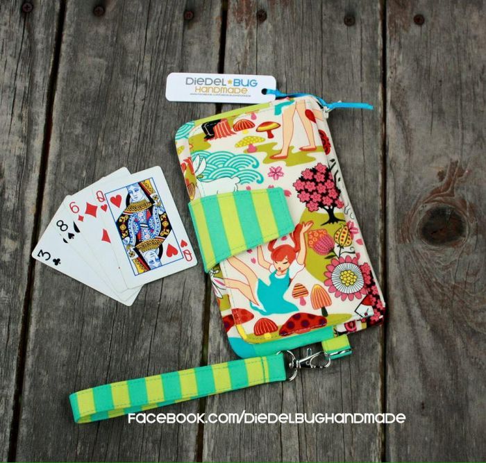 Pearl Wallet Clutch Sewing Pattern made by Erin Morris