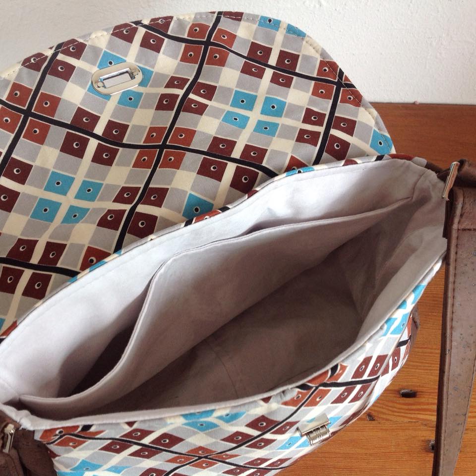 Sadie Expandable Bag Sewing Pattern interior