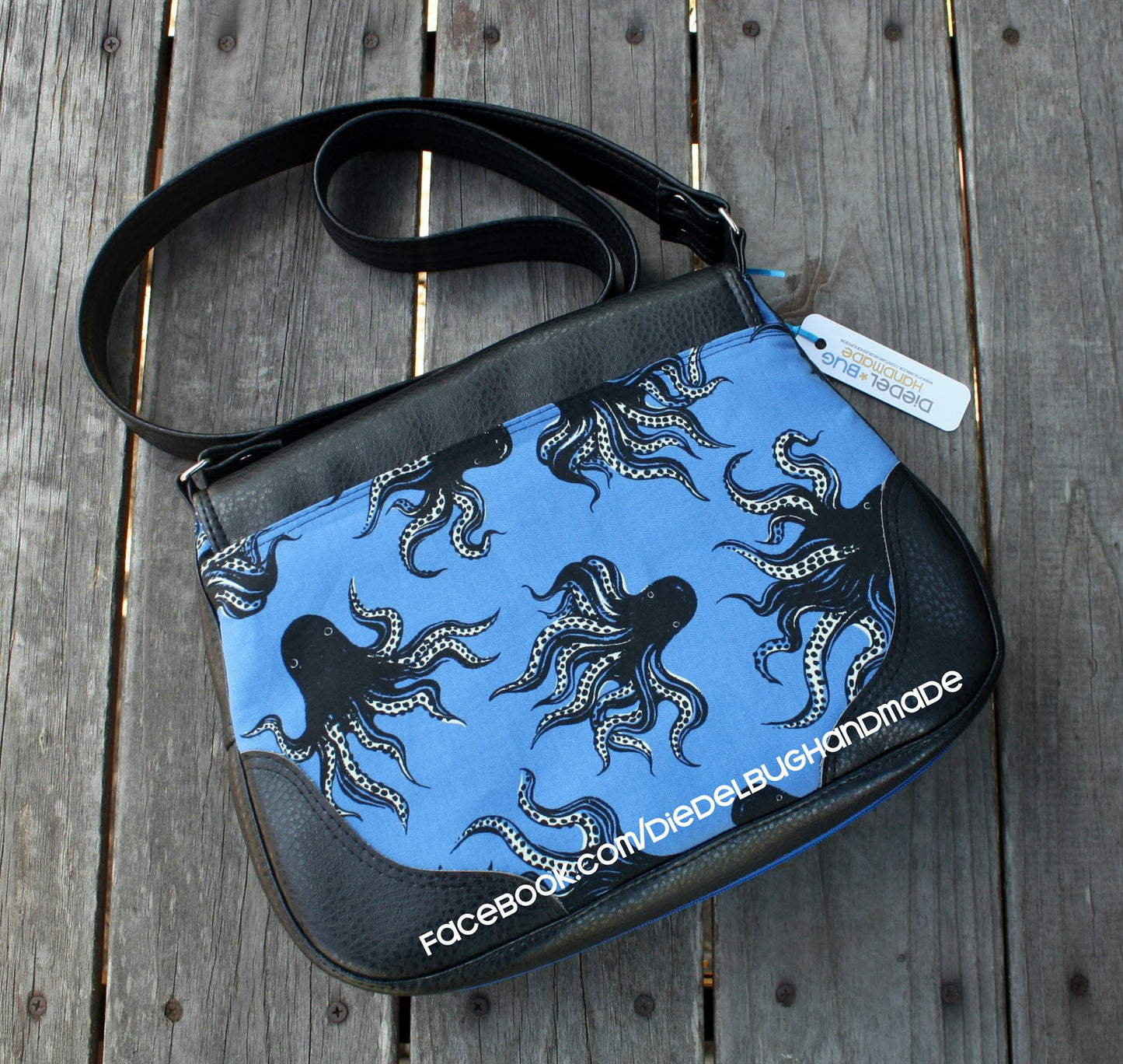 Sadie Expandable Bag Sewing Pattern made by Erin Morris