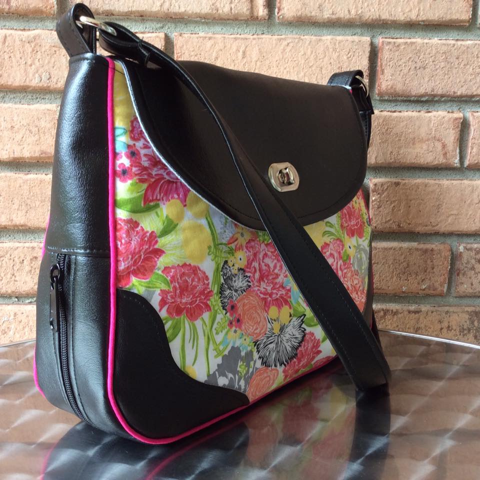 Sadie Expandable Bag Sewing Pattern made by Sandra