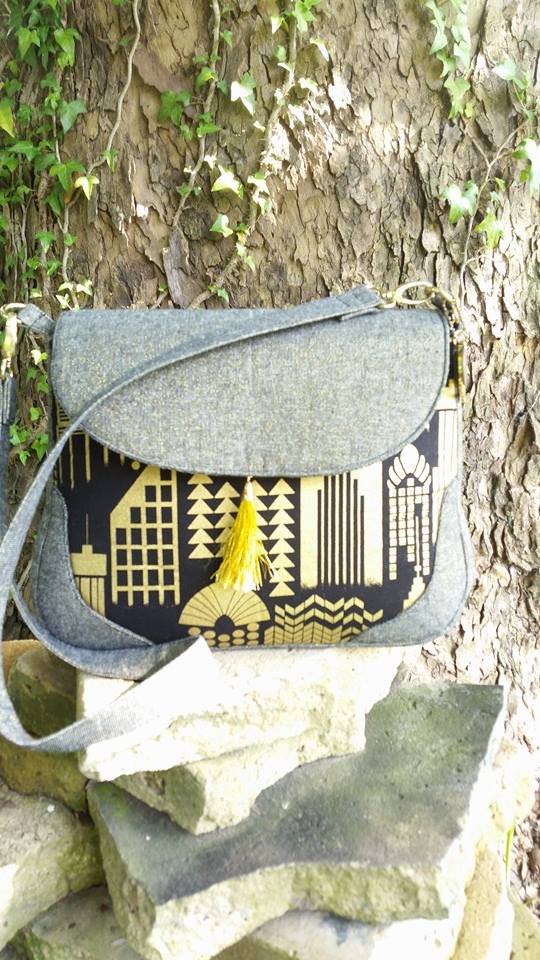 Sadie Expandable Bag Sewing Pattern made by Trish Hanson