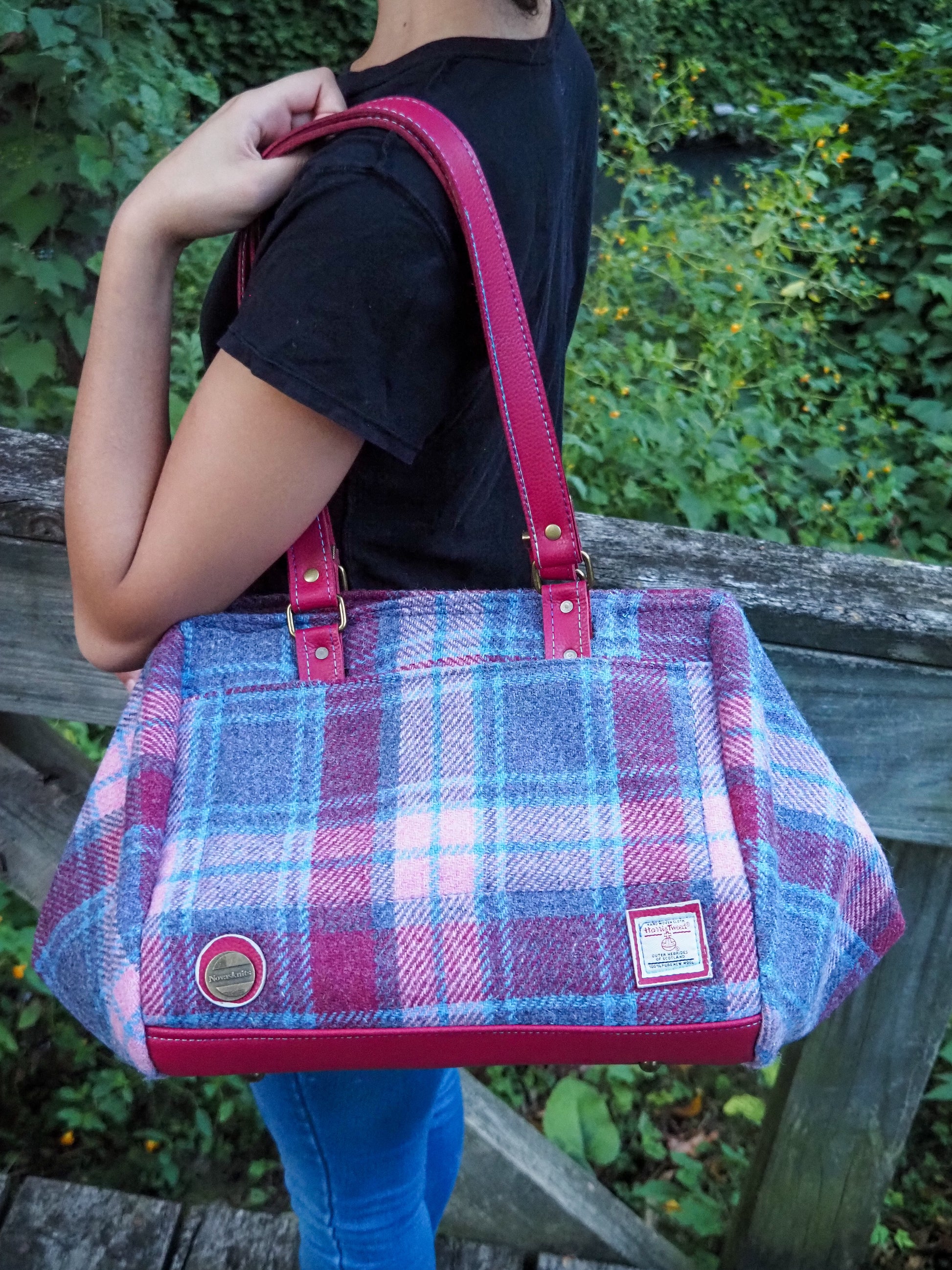 Super Nova Satchel PDF Sewing Pattern Tweed make by Chanova