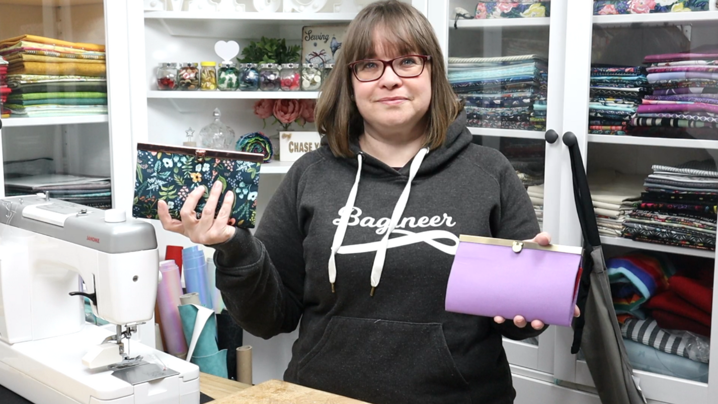 Wonder Wallet sew along video with Samantha