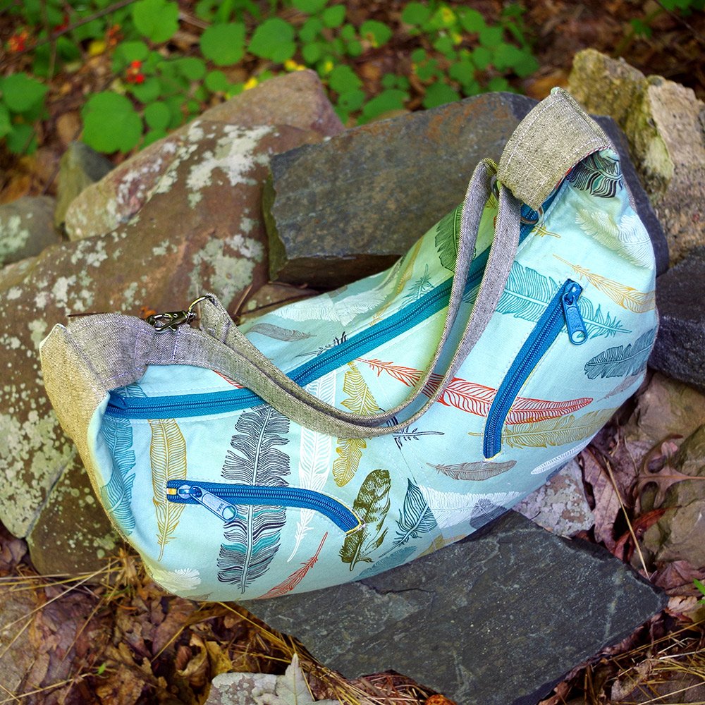Sheena Hobo Bag Sewing Pattern in nature