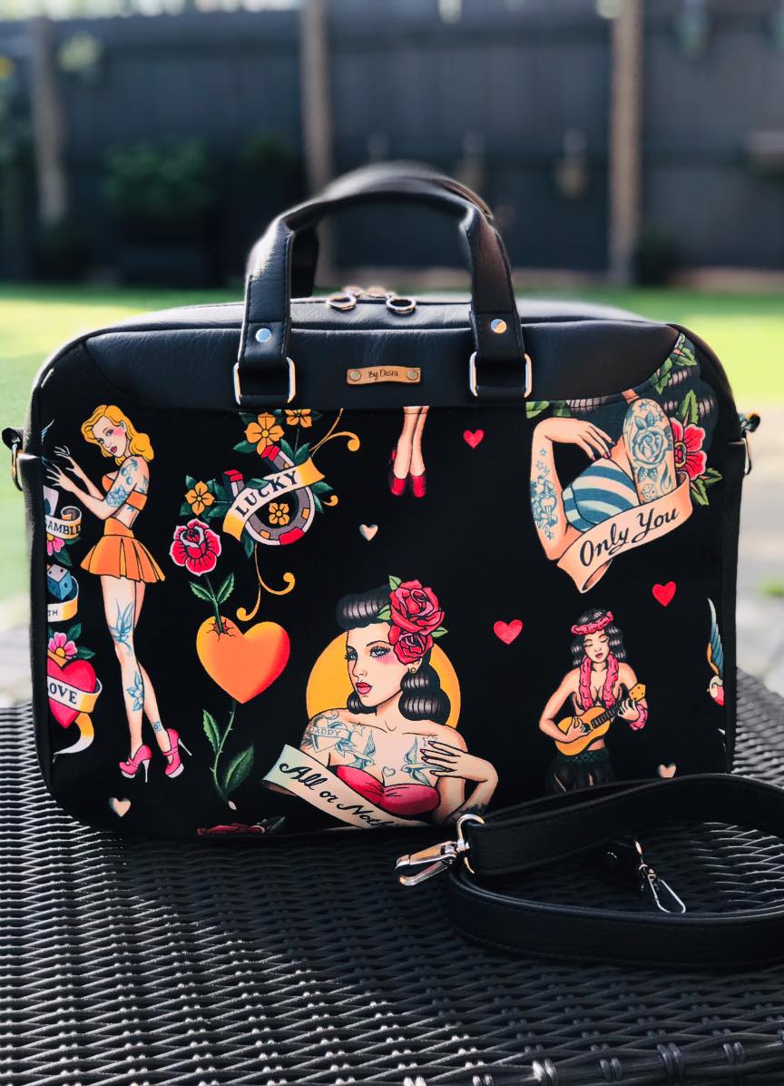 Side Hustle PDF Sewing Pattern Vintage fabric