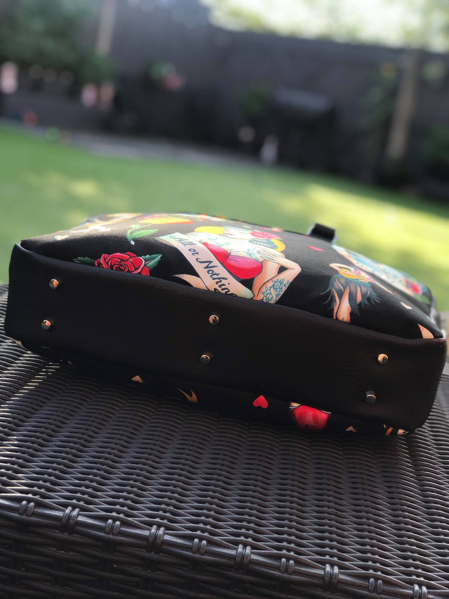 Side Hustle PDF Sewing Pattern bottom view made