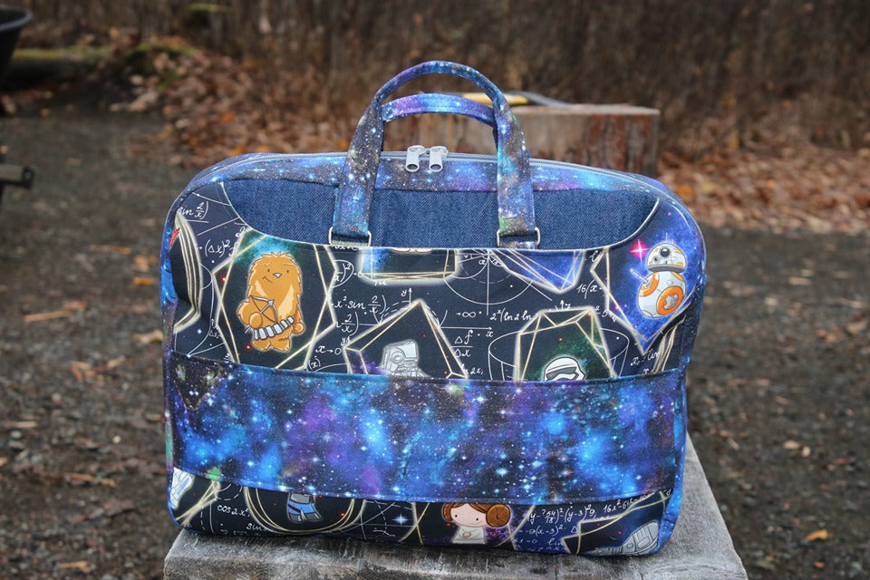 Side Hustle PDF Sewing Pattern back view Star Wars pattern