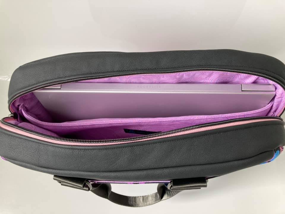 Side Hustle PDF Sewing Pattern purple interior