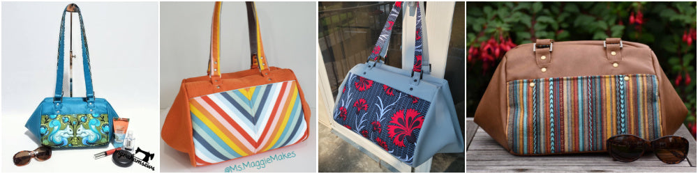 Super Nova Satchel PDF Sewing Pattern various makes