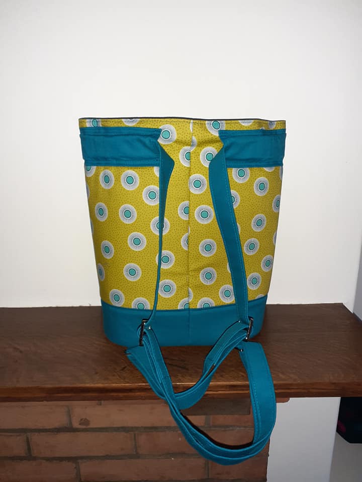 Duffel Backpack PDF Sewing Pattern, made by Lynn Palmer