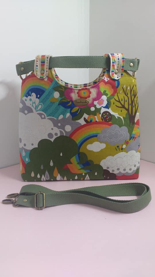 The Loopy Lou Bag PDF Sewing Pattern made by She Wears Red