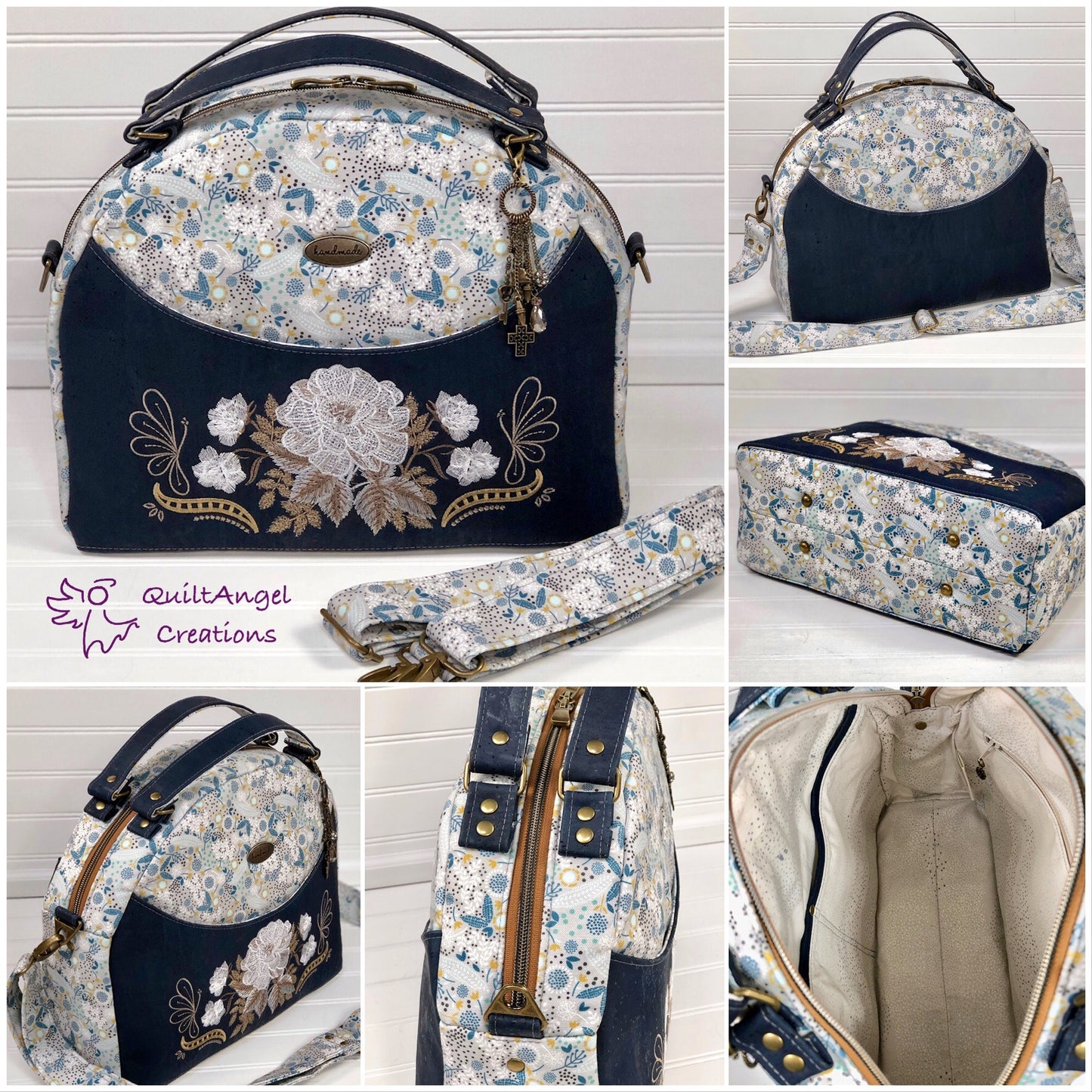 The Bowler Bag PDF Sewing Pattern made by Elizabeth