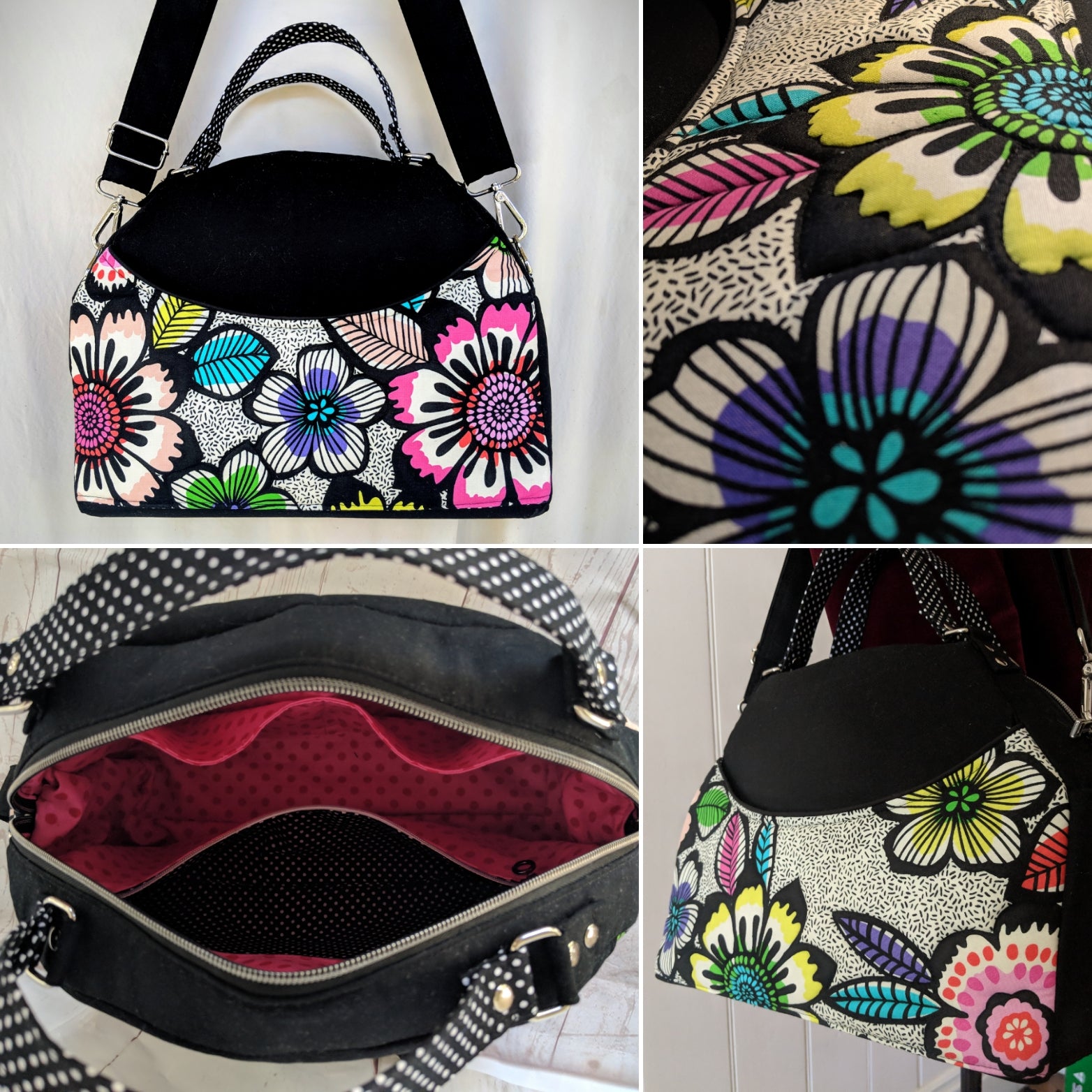 The Bowler Bag PDF Sewing Pattern made by Michelle